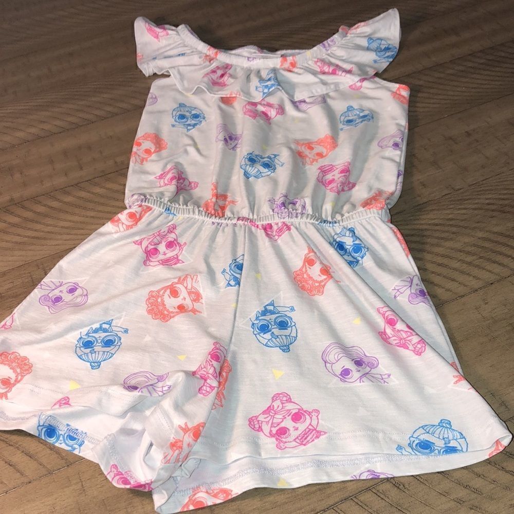 MGA’s LOL 😂 Neon Ruffle Short Romper. SOFT. Poly Spandex. Playtime or anytime!
